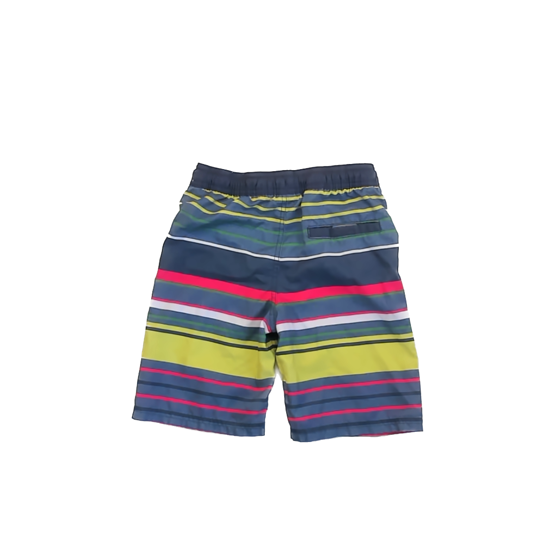 Cat & Jack Boys Blue Stripe Trunks Size: 6/7 Blue Stripe