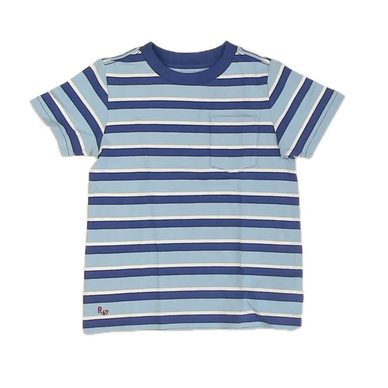 Ralph Lauren Boys Blue Stripe T-Shirt Size: 4T Blue Stripe