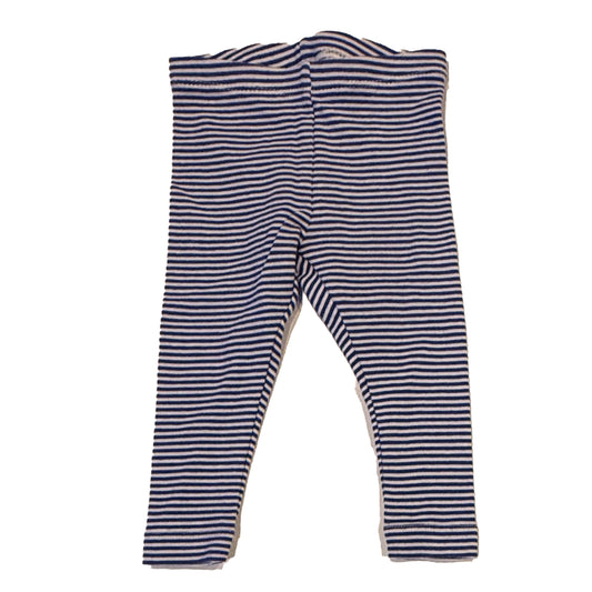 Tea Collection Girls Blue Stripe Leggings Size: 3-6 Months Blue Stripe
