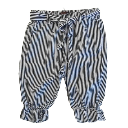 7 for all Mankind Girls Blue Stripe Pants Size: 24 Months Blue Stripe