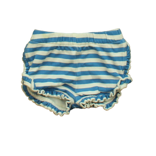 Kate Quinn Girls Blue Stripe Shorts Size: 6-12 Months Blue Stripe