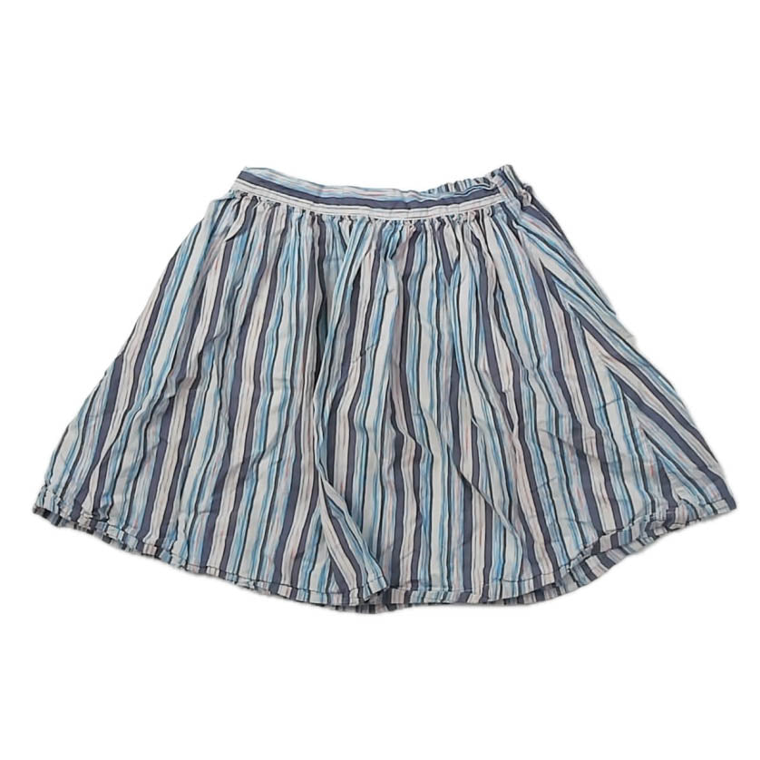 Tea Girls Blue Stripe Skirt Size: 6 Years Blue Stripe