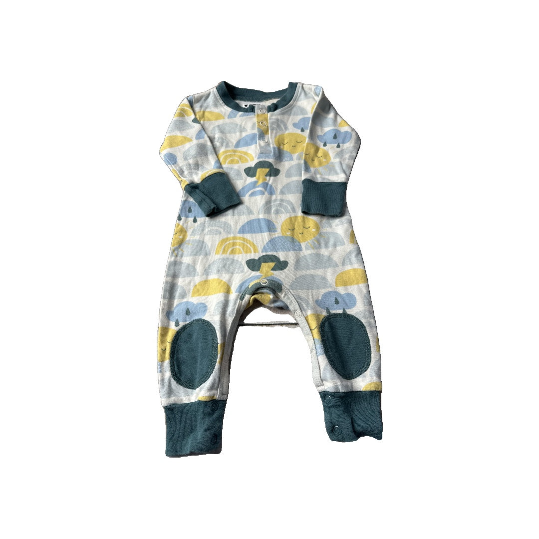 Cat & Dogma Boys Blue | Sun Long Sleeve Outfit Size: 3-6 months Blue | Sun
