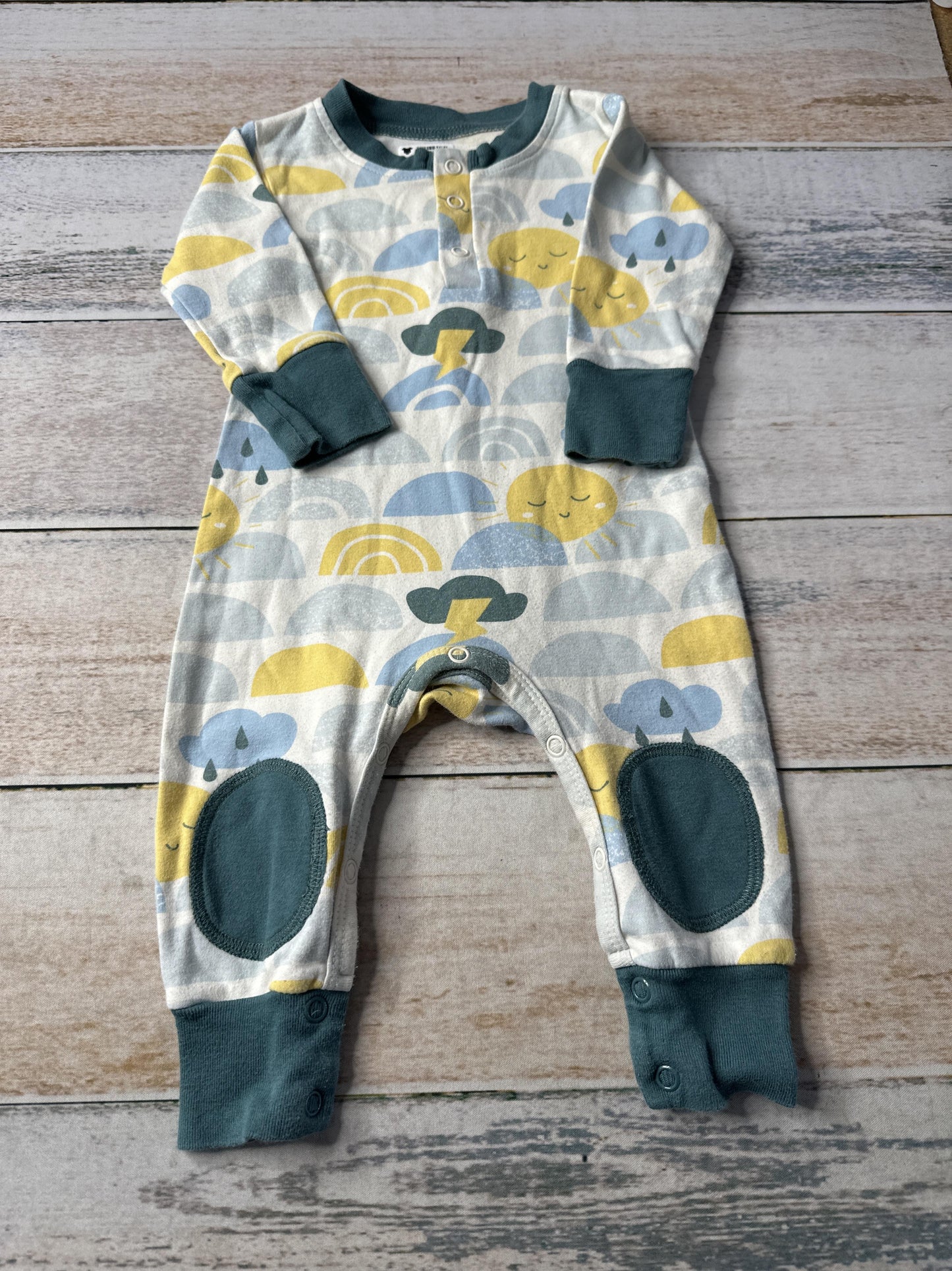 Cat & Dogma Boys Blue | Sun Long Sleeve Outfit Size: 3-6 months Blue | Sun