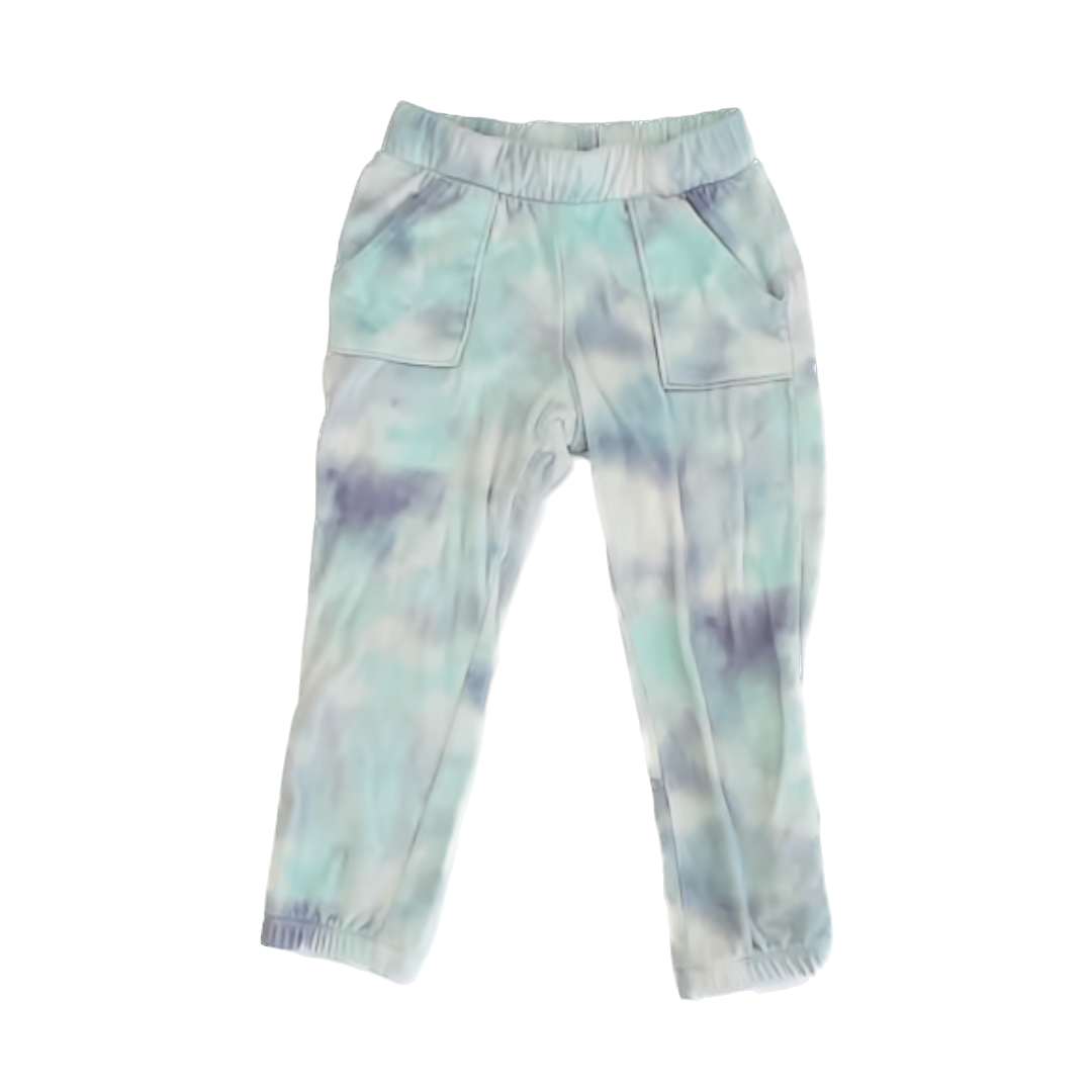Cat & Jack Girls Blue Tie Dye Casual Pants Size: 4T Blue Tie Dye
