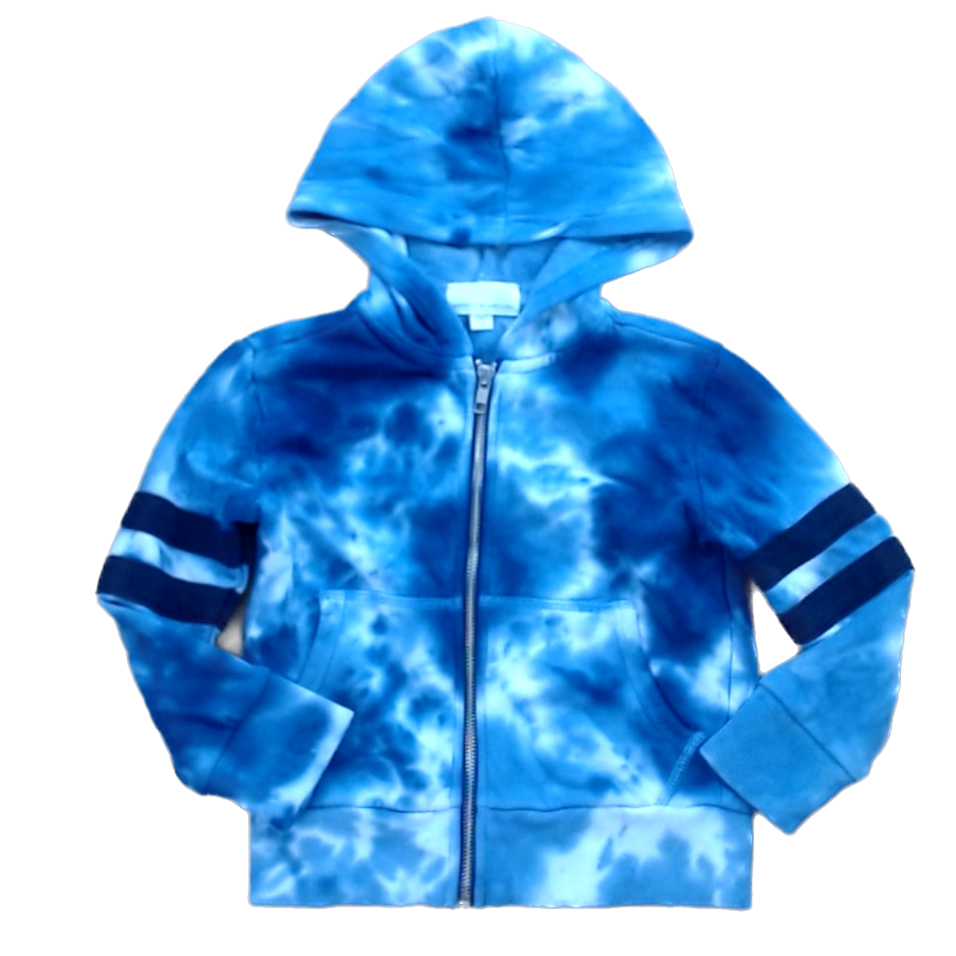 Rockets Of Awesome Girls Blue Tie Dye Sweatshirt Size: 4T Blue Tie Dye