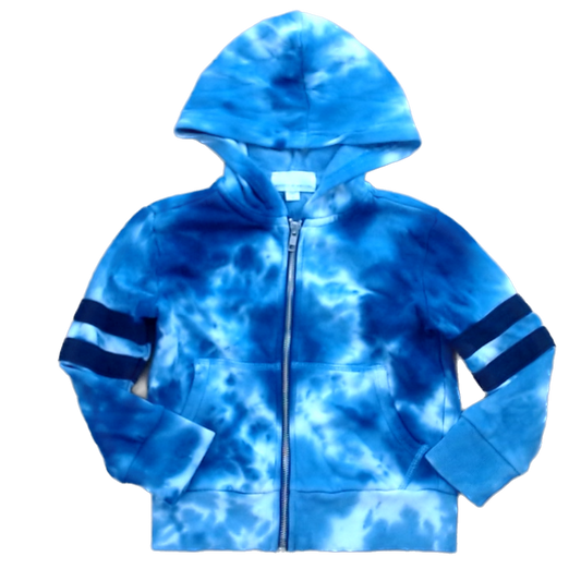 Rockets Of Awesome Girls Blue Tie Dye Sweatshirt Size: 4T Blue Tie Dye
