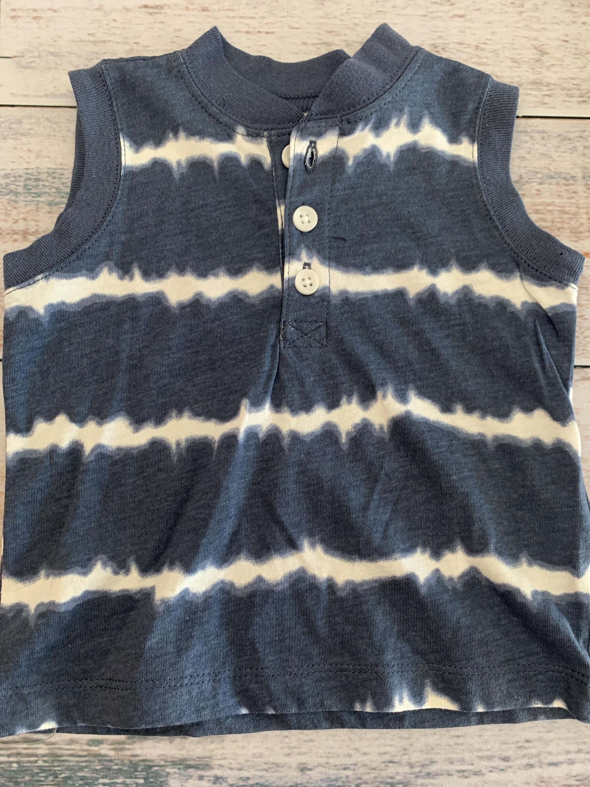Boys Blue | Tie Dye Tank Top Size: 6 months Blue | Tie Dye