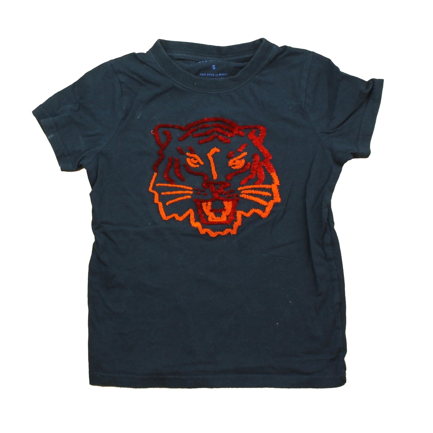 Rockets Of Awesome Boys Blue | Tiger T-Shirt Size: 7 Years