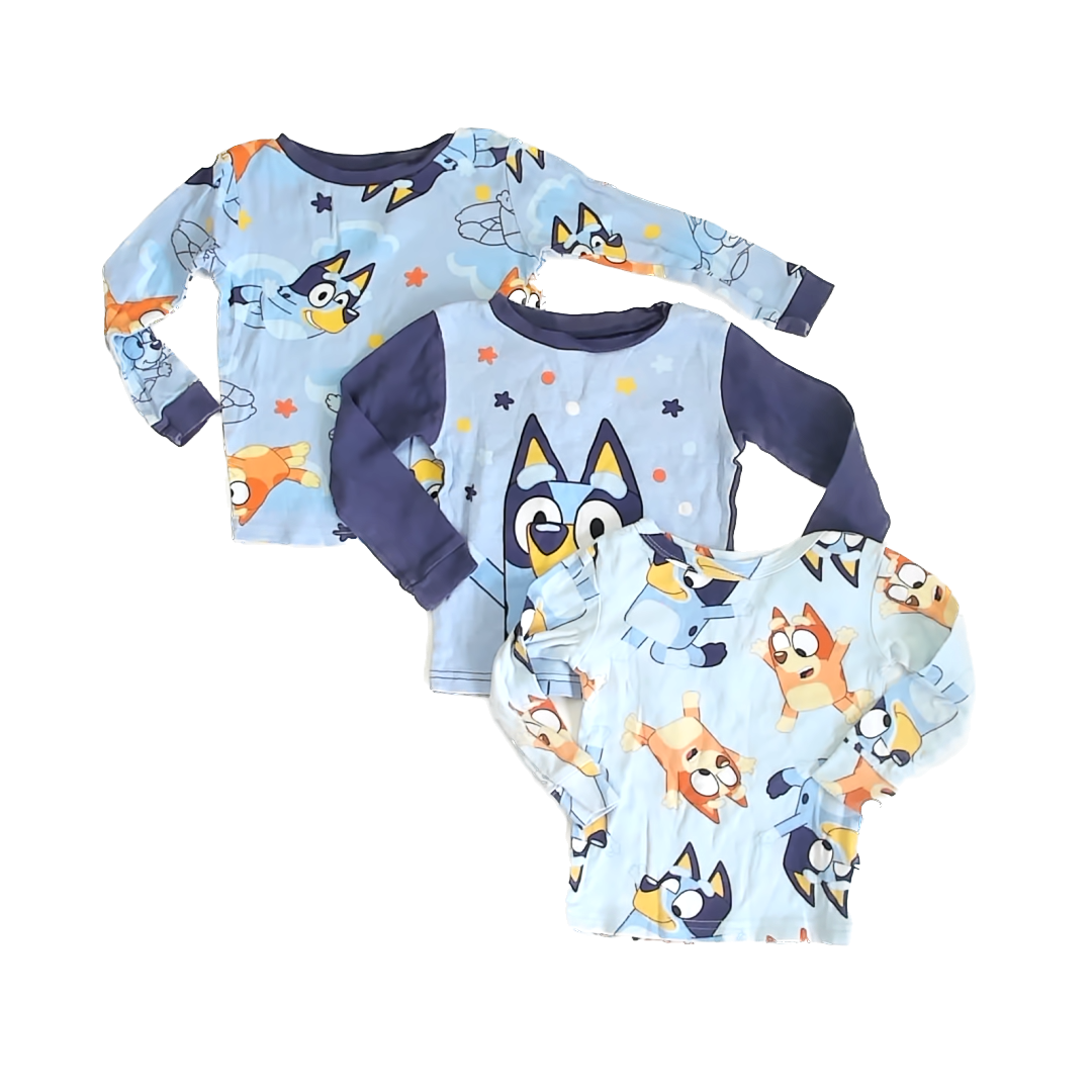 Bluey Boys Blue (Top Only) Pajamas Size: 4T Blue (Top Only)