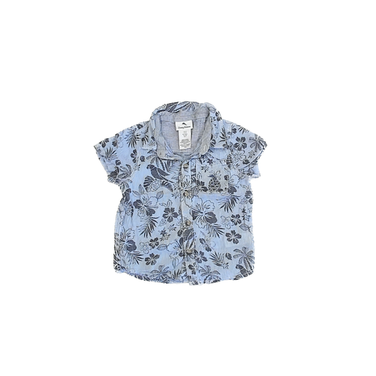 Tommy Bahama Boys Blue | Tropical Button Down Short Sleeve Size: 4T Blue | Tropical