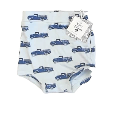 Kate Quinn Boys Blue Trucks Shorts Size: 12-18 Months Blue Trucks