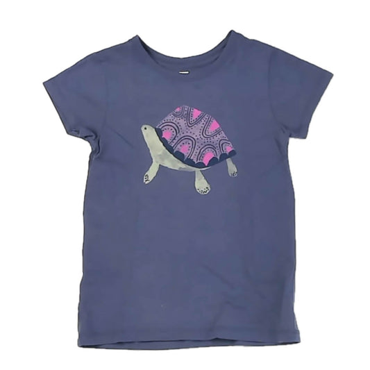 Tea Collection Girls Purple Turtle T-Shirt Size: 5T Purple Turtle