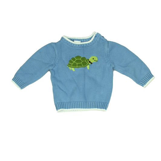 Gymboree Boys Blue | Turtle Sweater Size: 6-12 Months