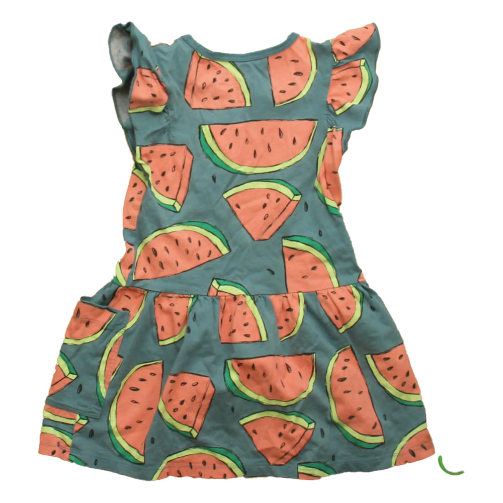 Tea Girls Blue Watermelon Dress Size: 4T Blue Watermelon