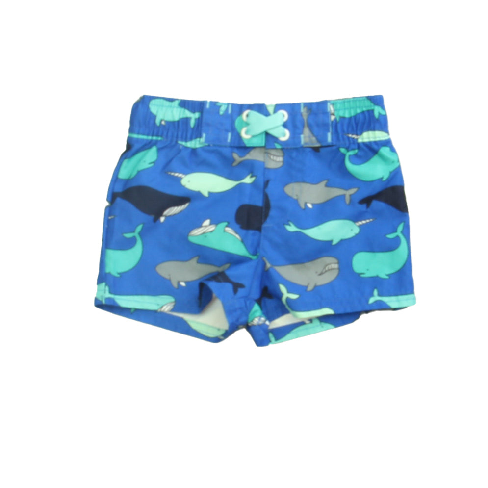 Cat & Jack Boys Blue Whales Trunks Size: 6-9 Months Blue Whales