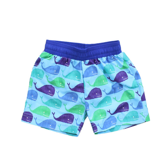 Florence Eiseman Boys Blue | Whales Trunks Size: 6 Months Blue | Whales