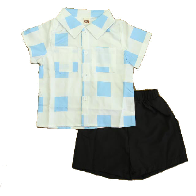 Unknown Brand Boys Blue | White | Black Apparel Sets Size: 3T