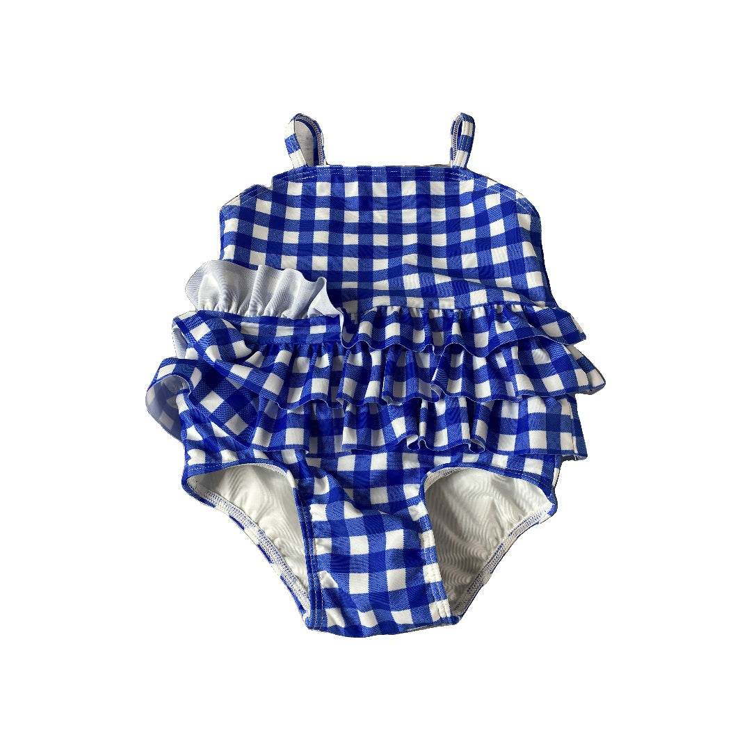 Tucker + Tate Girls Blue | White | Check Swimwear Size: 9 months Blue | White | Check