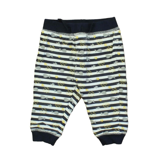 Absorba Boys Blue | White | Grey | Whales Leggings Size: 3-6 Months Blue | White | Grey | Whales