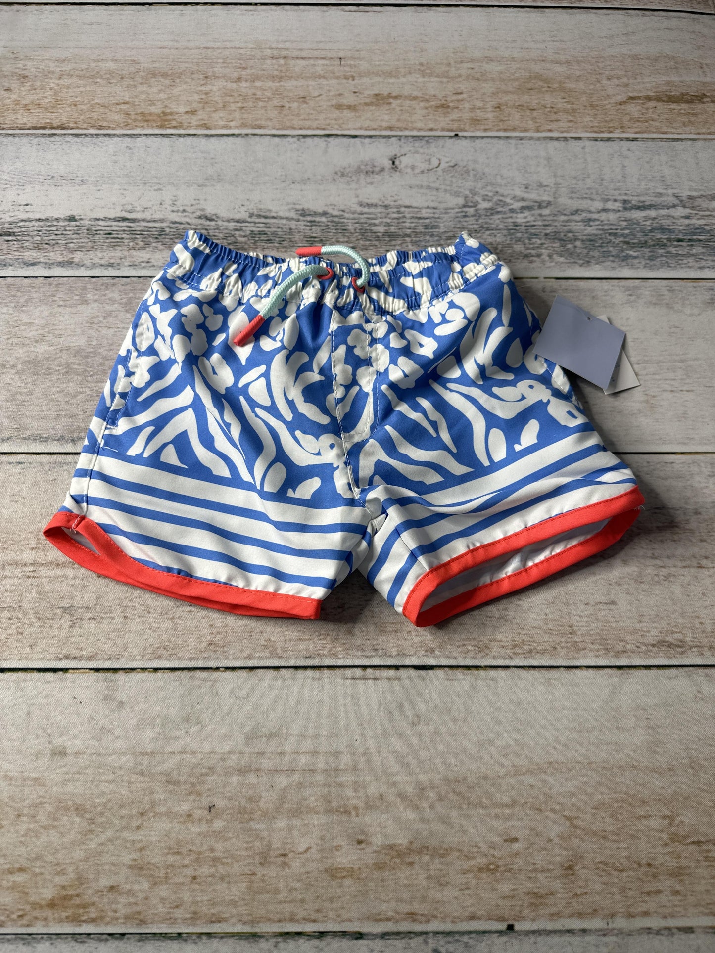 Rockets of Awesome Boys Blue | White | Pattern Trunks Size: 6-12 months Blue | White | Pattern