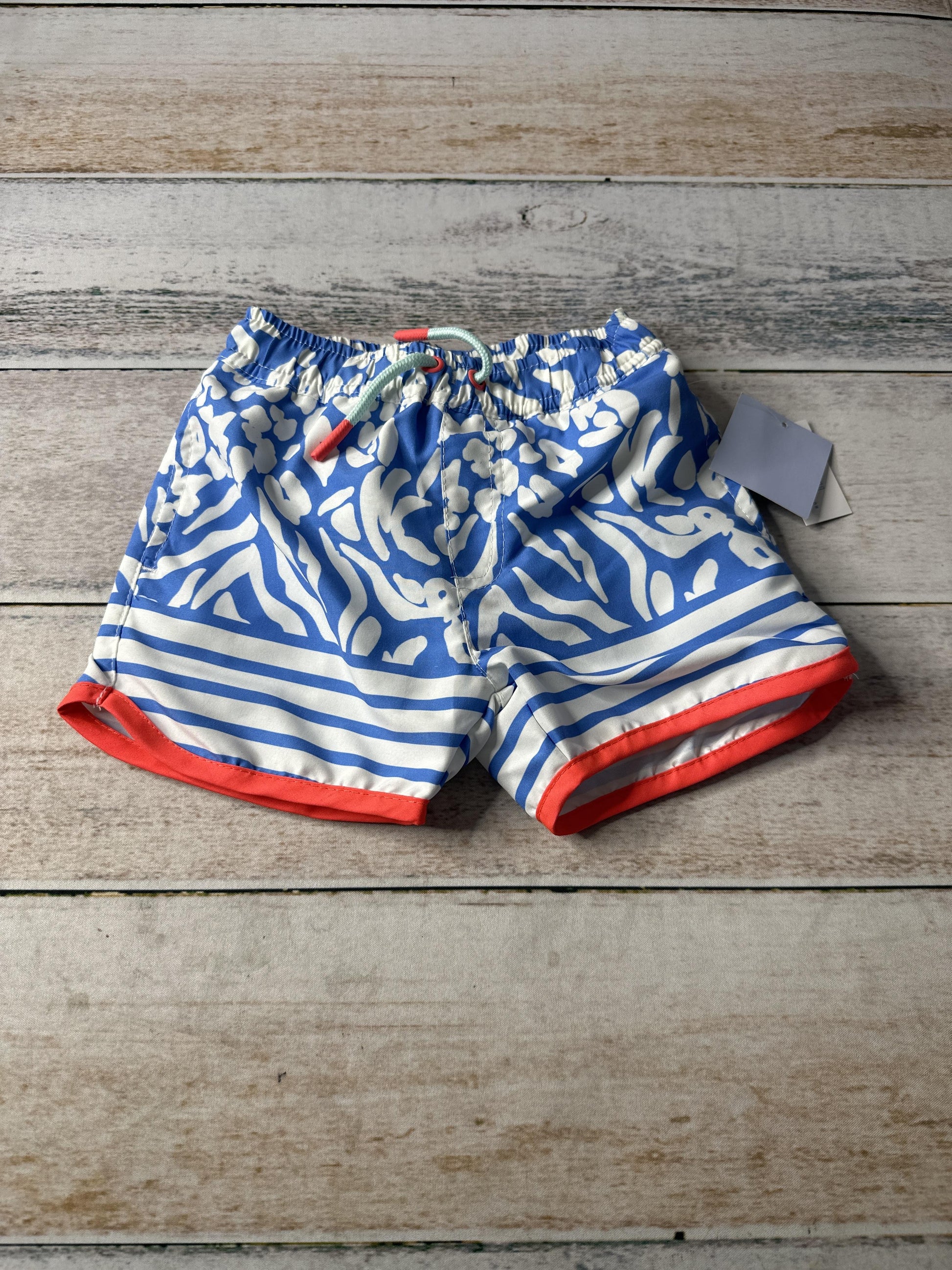 Rockets of Awesome Boys Blue | White | Pattern Trunks Size: 6-12 months Blue | White | Pattern