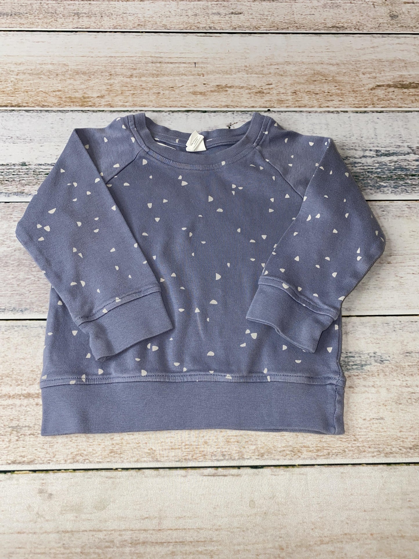 Colored Organics Unisex Blue | White | Pattern Sweater Size: 12-18 months Blue | White | Pattern