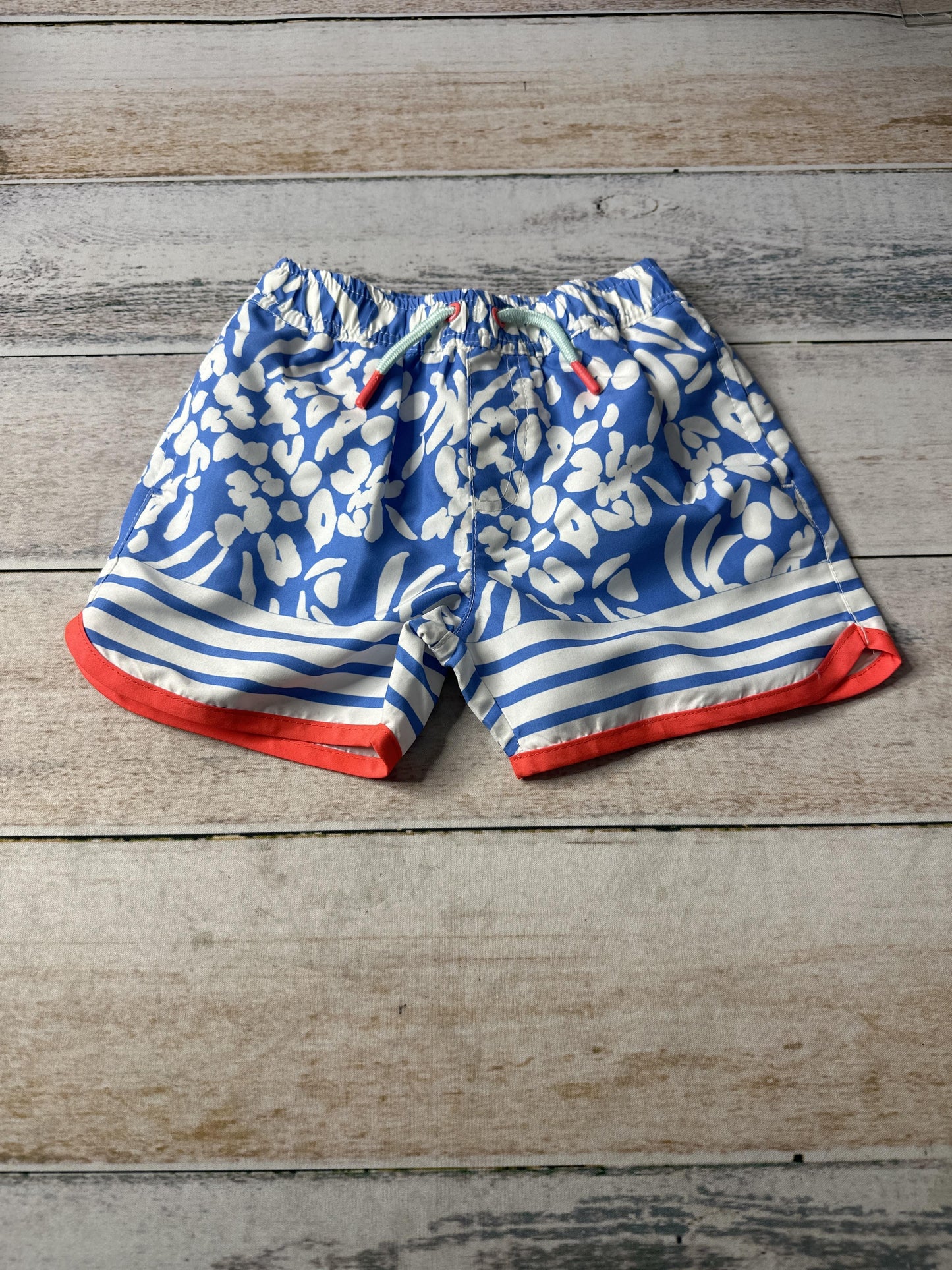 Rockets of Awesome Boys Blue | White | Pattern Trunks Size: 12-18 months Blue | White | Pattern