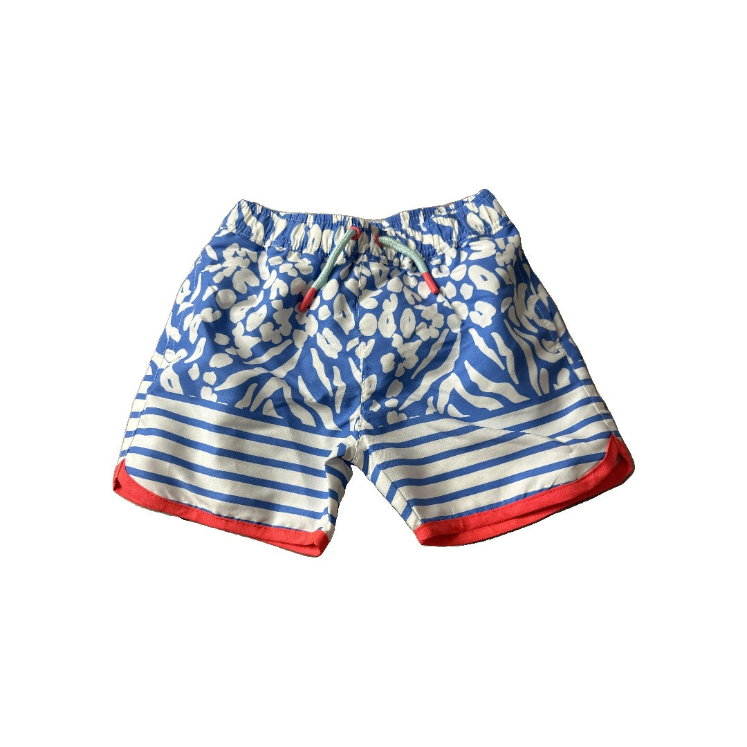 Rockets of Awesome Boys Blue | White | Pattern Trunks Size: 18-24 months Blue | White | Pattern