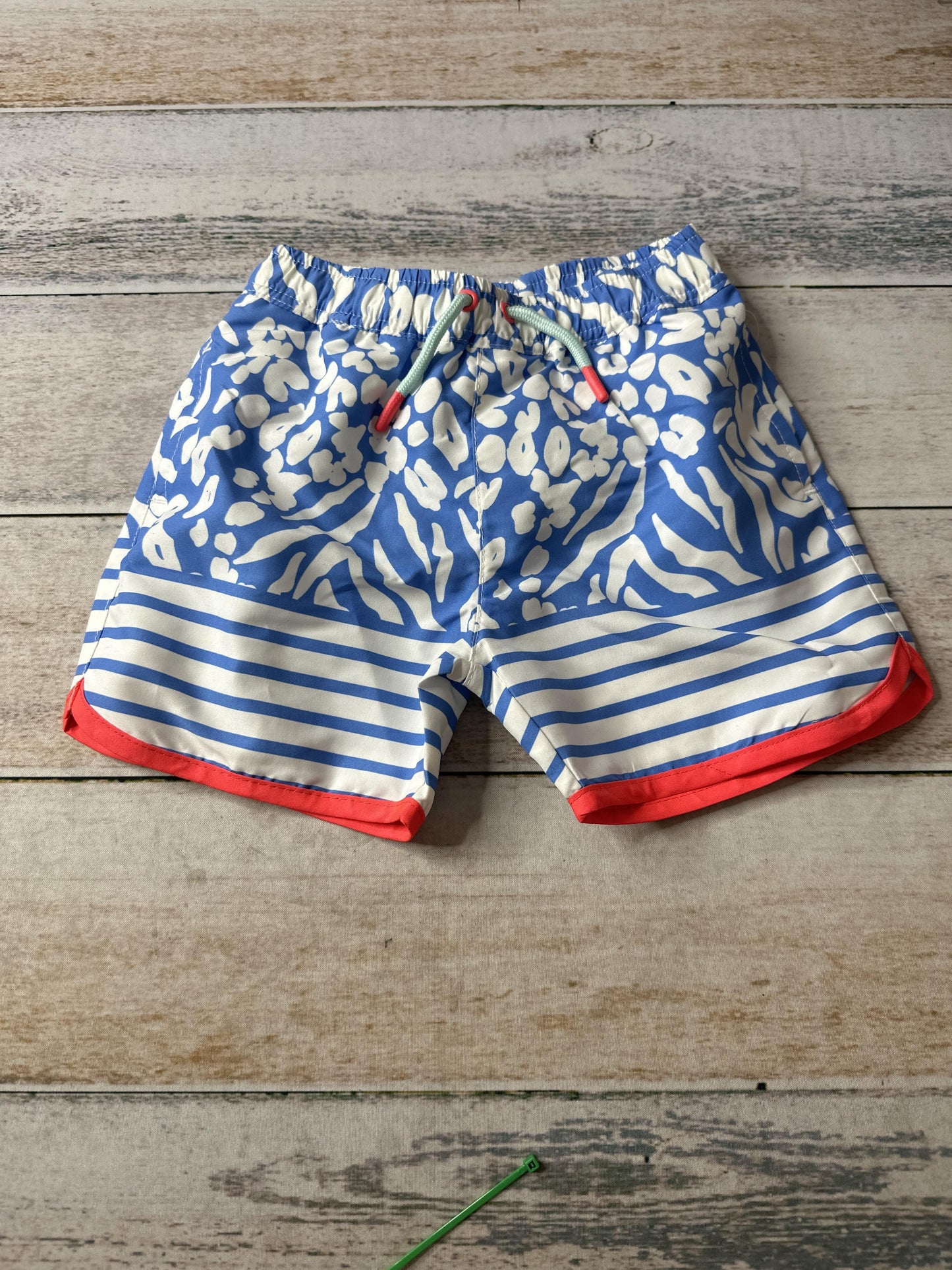 Rockets of Awesome Boys Blue | White | Pattern Trunks Size: 18-24 months Blue | White | Pattern