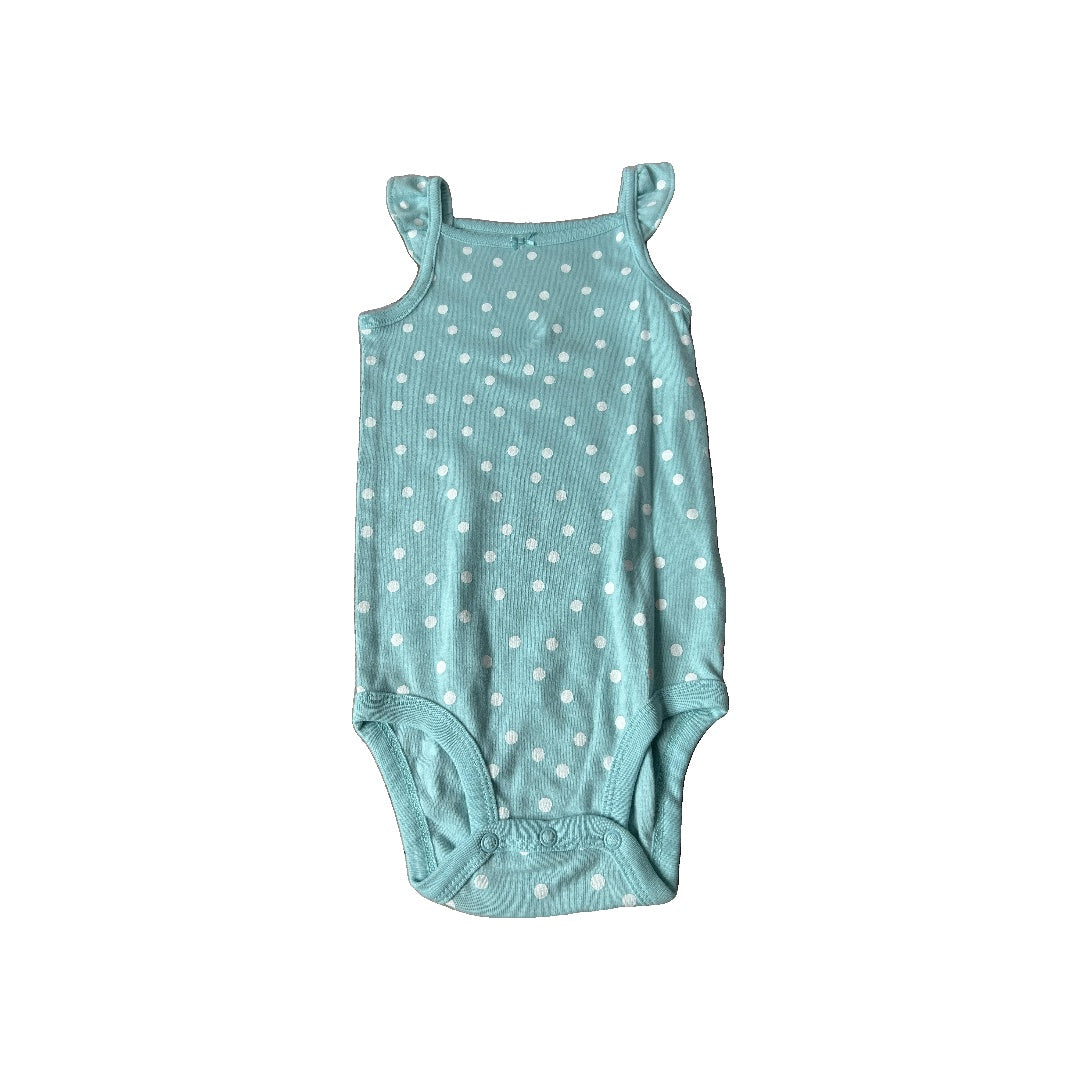 Girls Blue | White | polka dot Onesie Size: 24 months Blue | White | polka dot