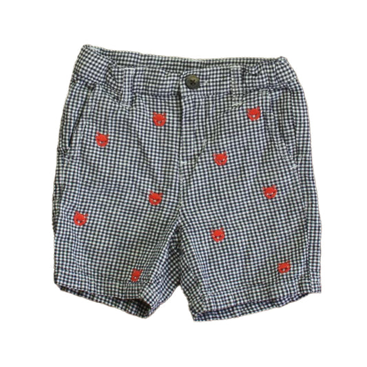 Janie and Jack Boys Blue | White | Red Crabs Shorts Size: 3T