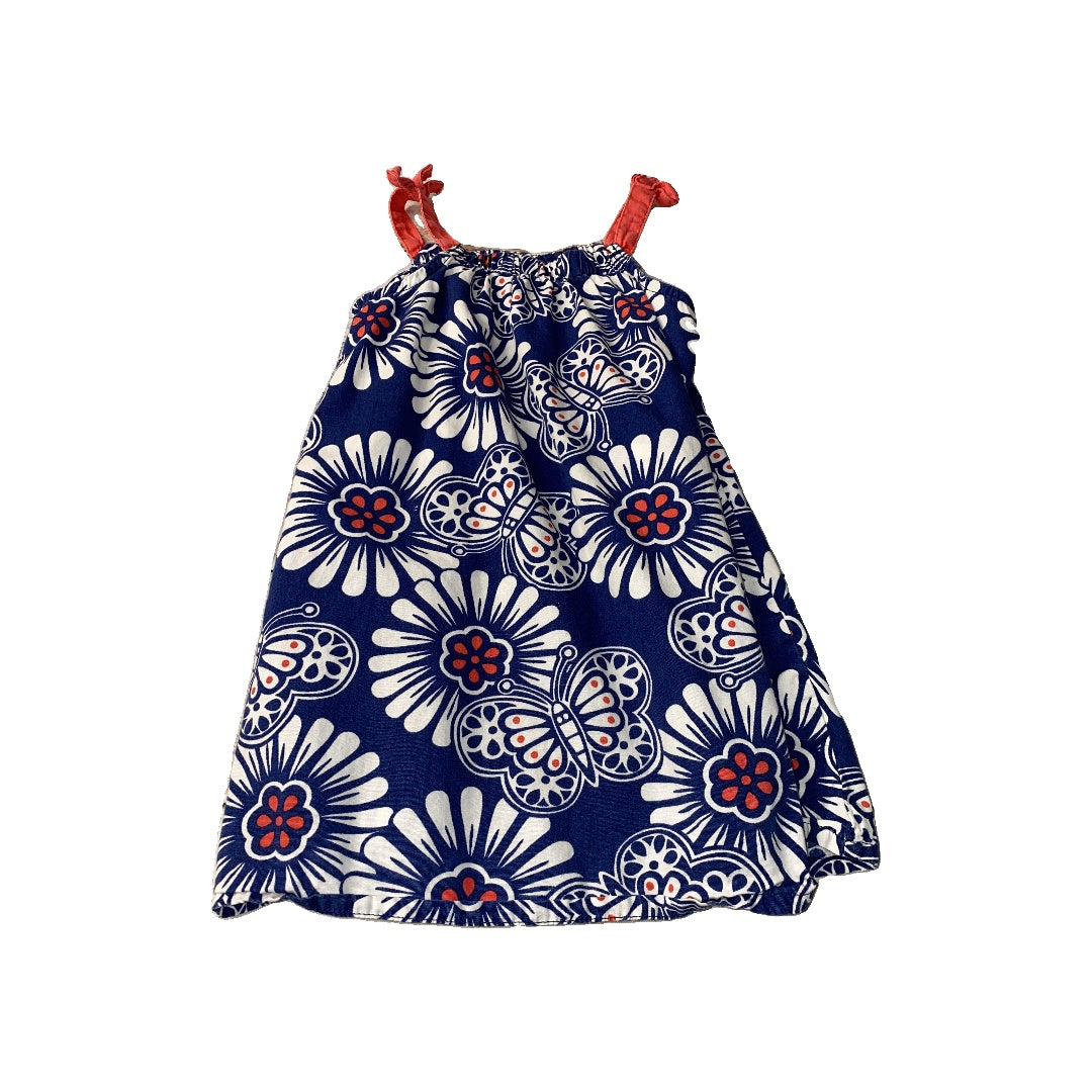 Koala Baby Girls Blue | White | Red Dress Size: 24 months Blue | White | Red