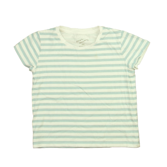 June & January Boys Blue | White Stripe T-Shirt Size: 5-6 Years