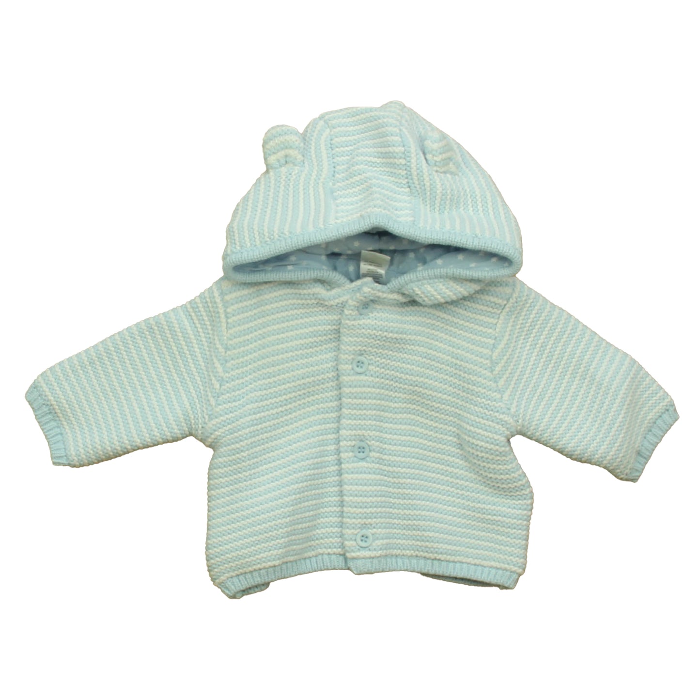 Little Me Boys Blue | White Stripe Cardigan Size: 3 Months Blue | White Stripe
