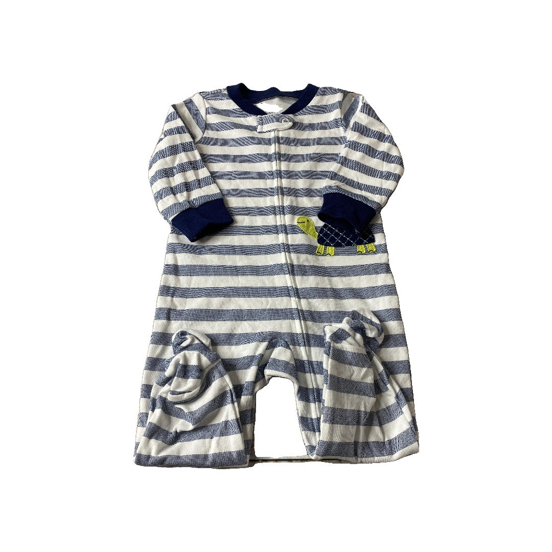 Carters Boys Blue | White | Stripe Pajamas Size: 9 months Blue | White | Stripe