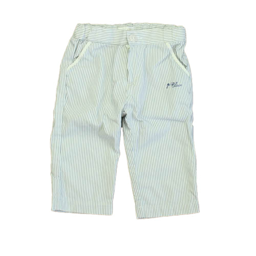 Alviero Martini Boys Blue | White Stripe Pants Size: 6 Months Blue | White Stripe