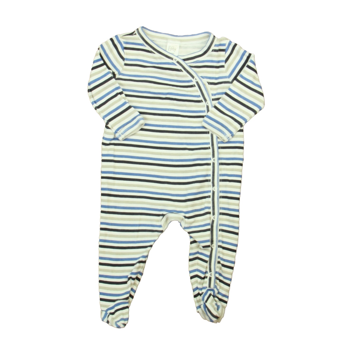 Nordstrom Boys Blue | White Stripe Long Sleeve Outfit Size: 3 Months Blue | White Stripe