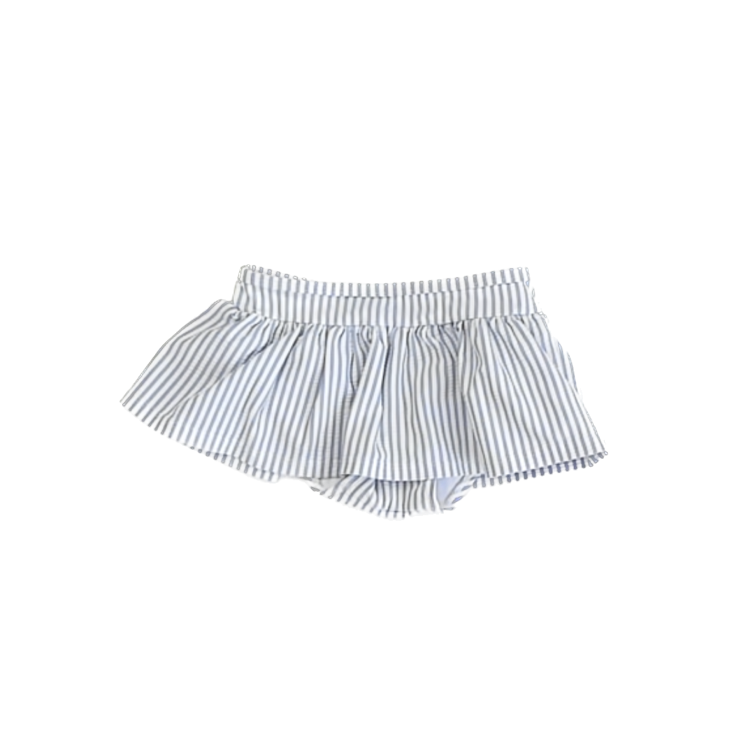 Ruffle Butts Girls Blue | White Striped Swimwear Size: 3T Blue | White Striped