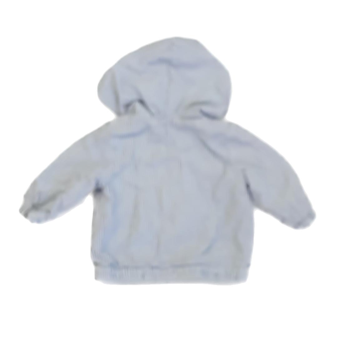 Unknown Unisex Blue | White Striped Jacket Size: 9M Blue | White Striped