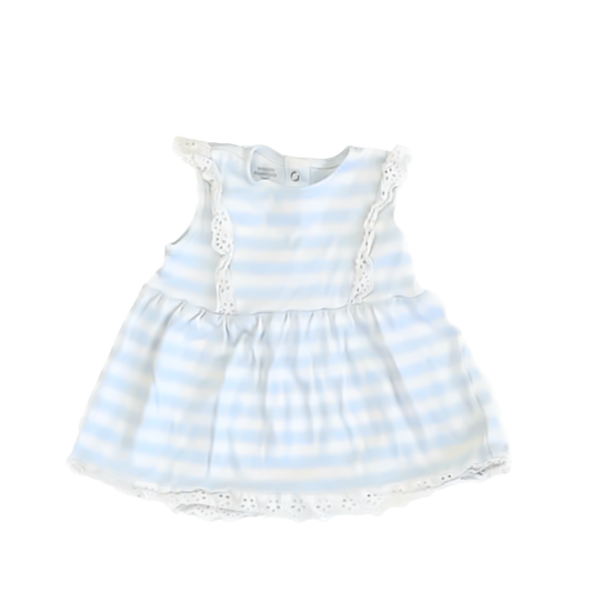 Amazon Essentials x Sofia Grainge Girls Blue | White Striped Dress Size: 4T Blue | White Striped