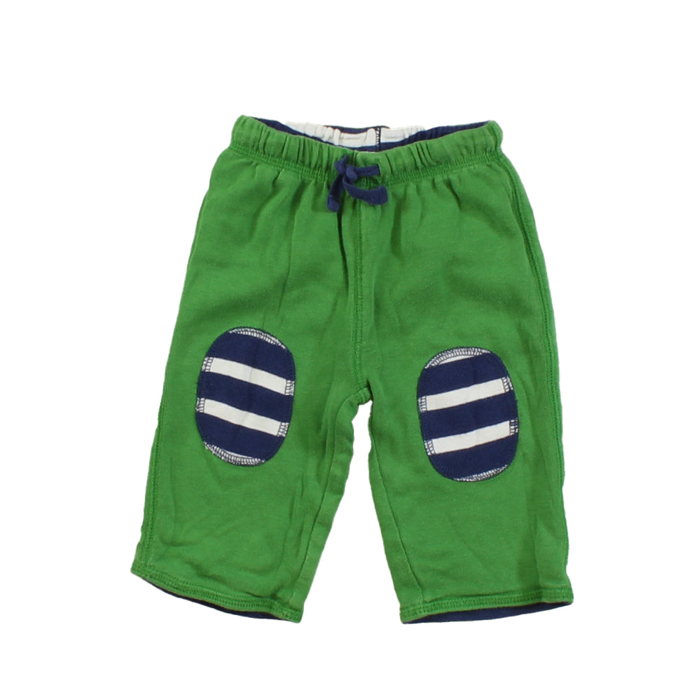 Mini Boden Boys Blue | White | Stripes | Green Casual Pants Size: 0-3 Months Blue | White | Stripes | Green