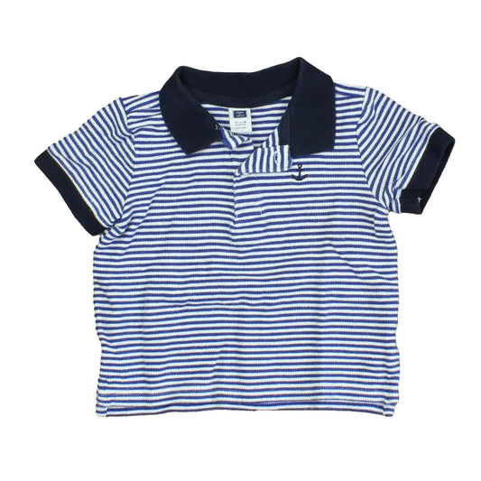 Janie and Jack Boys Blue | White | Stripes Shirt Size: 12-18 Months Blue | White | Stripes