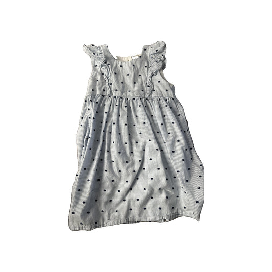 Girls Blue | White | stripes Dress Size: 4T Blue | White | stripes
