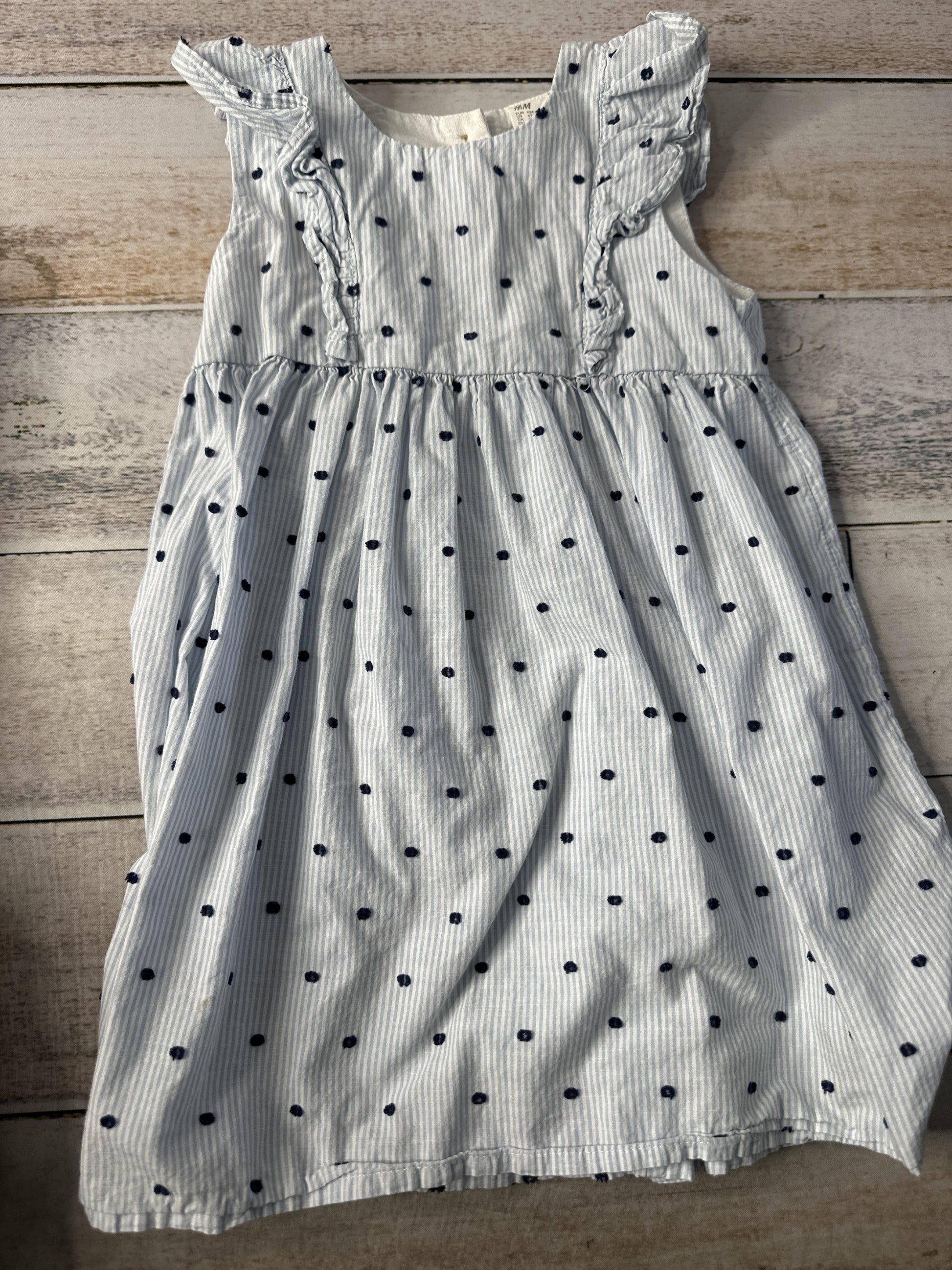 Girls Blue | White | stripes Dress Size: 4T Blue | White | stripes