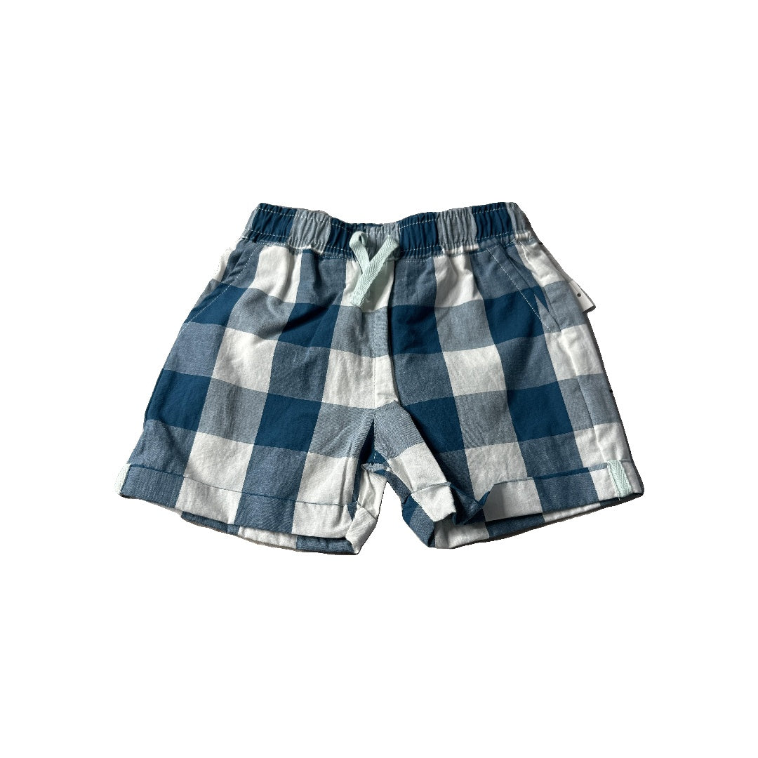 Rockets of Awesome Boys Blue | White Shorts Size: 12-18 months Blue | White