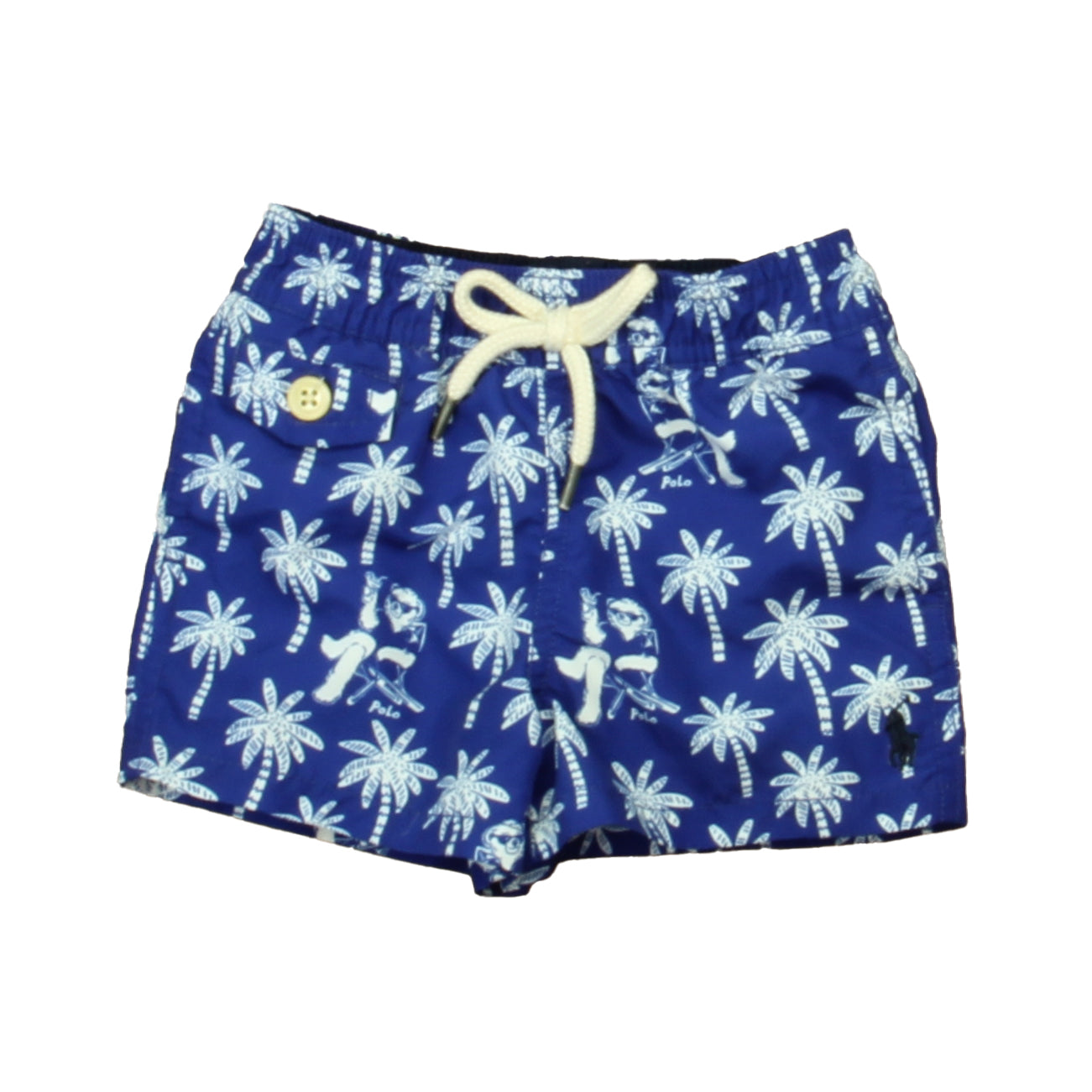 Ralph Lauren Boys Blue | White Trunks Size: 6 Months