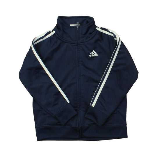 Adidas Boys Blue | White Jacket Size: 24 Months Blue | White