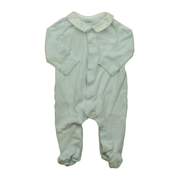 Edgehill Collection Boys Blue | White Long Sleeve Outfit Size: 3 Months Blue | White