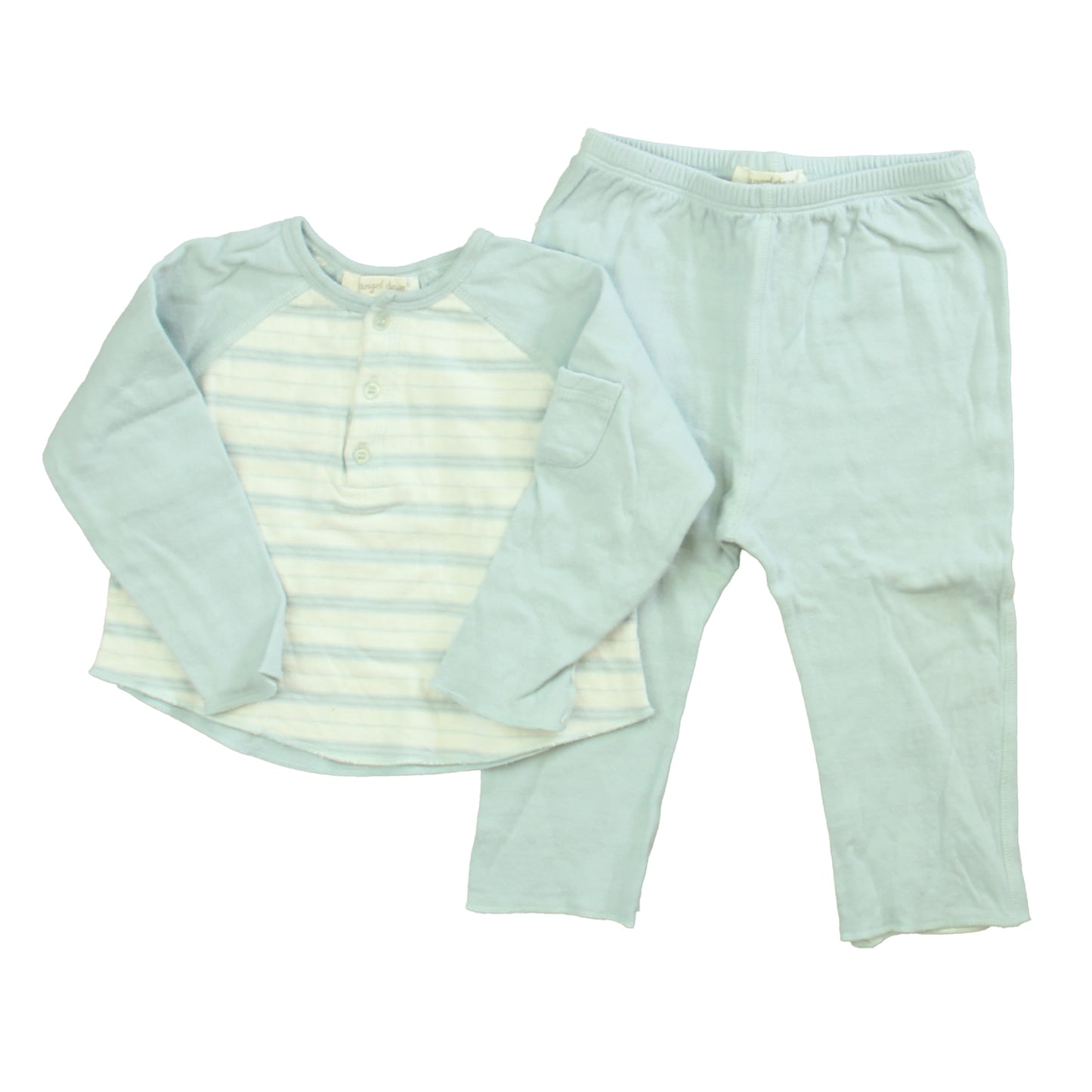 Angel Dear Boys Blue | White Apparel Sets Size: 12 Months Blue | White